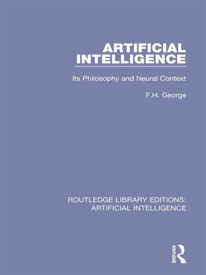 cover image of Artificial Intelligence